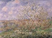 Claude Monet Springtime in Vetheuil painting